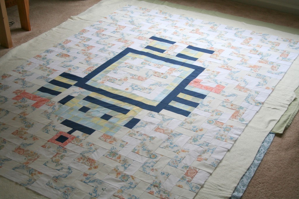 Robot quilt sandwich