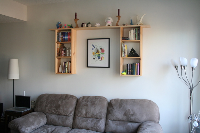 Custom Made Wall Hung Bookshelf La Casa De Crafts