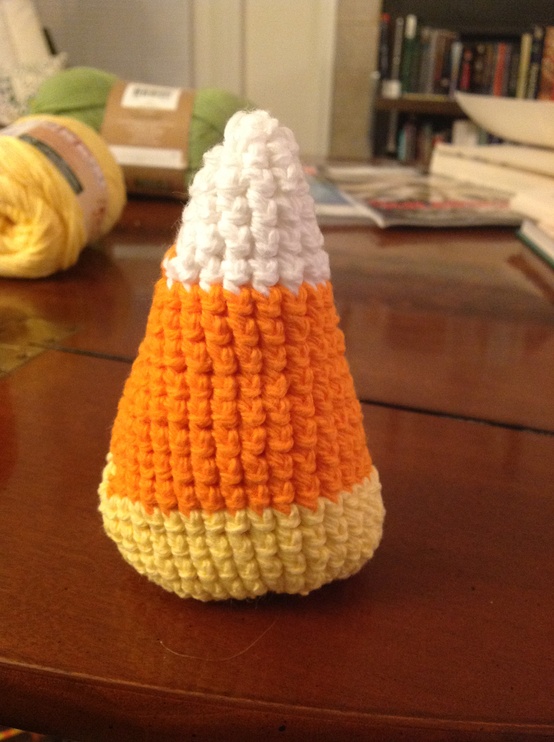 giant crochet candy corn