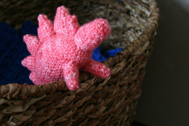 crochet stegosaurus