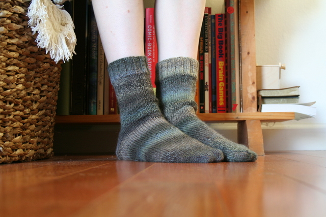 basic knitted socks